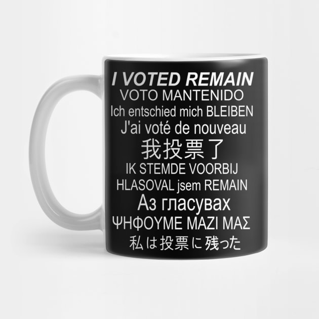 I Voted Remain - Anti Brexit by ChrisWilson